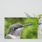 Little Hummer Briefpapier (Staand voorkant)