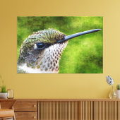 Little Hummer Canvas Afdruk (Insitu (Woonkamer))