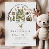 Little Hunter Baby Shower Invitation Kaart
