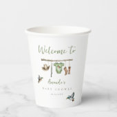 Little Hunter-Baby shower Papieren Bekers (Voorkant)