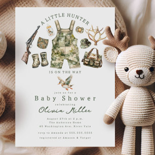 Little Hunter Baby Shower Uitnodiging