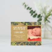 Little Hunter | Geboorteaankondigingen Aankondiging (Staand voorkant)