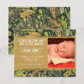 Little Hunter | Geboorteaankondigingen Aankondiging (Voorkant / Achterkant)