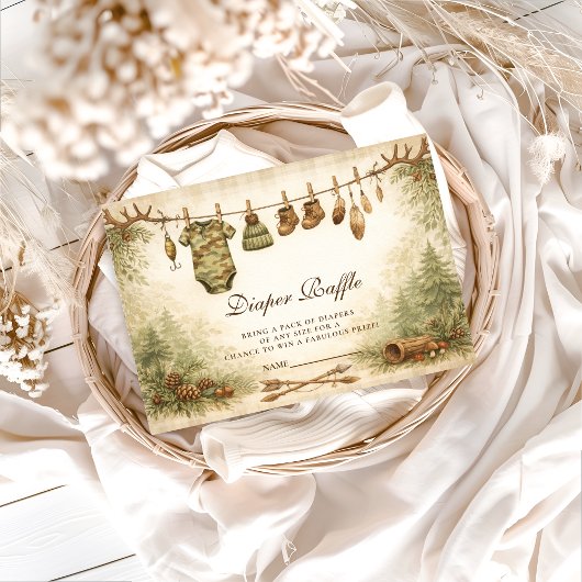 Little Hunter Woodland Diapper Raffle Informatiekaartje