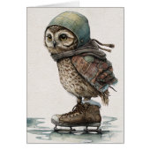 Little Ice Skater Greeting Card (Voorkant)