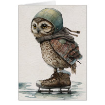 Little Ice Skater Greeting Card