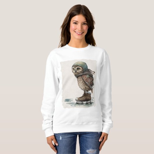 Little Ice Skater Sweatshirt (Voorkant volledig)