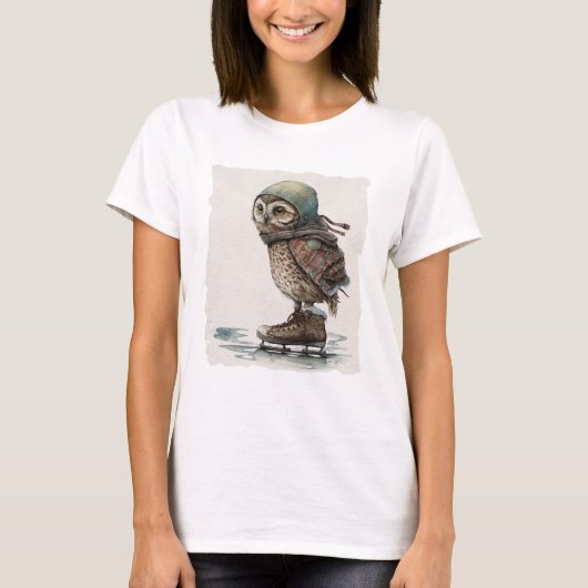 Little Ice Skater T-Shirt (Voorkant)