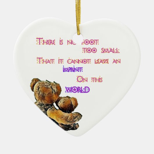 Little Imprints Heart Ornament (Voorkant)