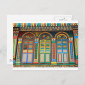 Little India Singapore koloniale architectuur Briefkaart (Voorkant / Achterkant)
