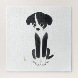 Little Ink Pup – White Challenge Editie Legpuzzel