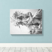 "Little" - Instigator van de Indische Revolt op Canvas Afdruk (Insitu (Houten vloer))