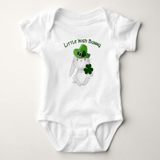 Little Irish Bunny Romper (Voorkant)