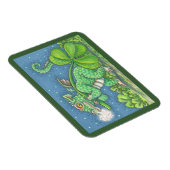 LITTLE IRISH DRAGON Fantasy MAGNET Green Magneet (Rechterzijde)