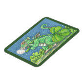 LITTLE IRISH DRAGON Fantasy MAGNET Green Magneet (Linkerzijde)