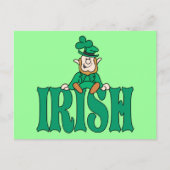 Little Irish Leprechaun Briefkaart (Voorkant)