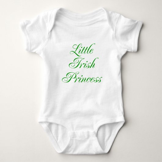 Little Irish Princess Romper (Voorkant)