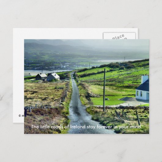 Little Irish Road Briefkaart (Voorkant / Achterkant)