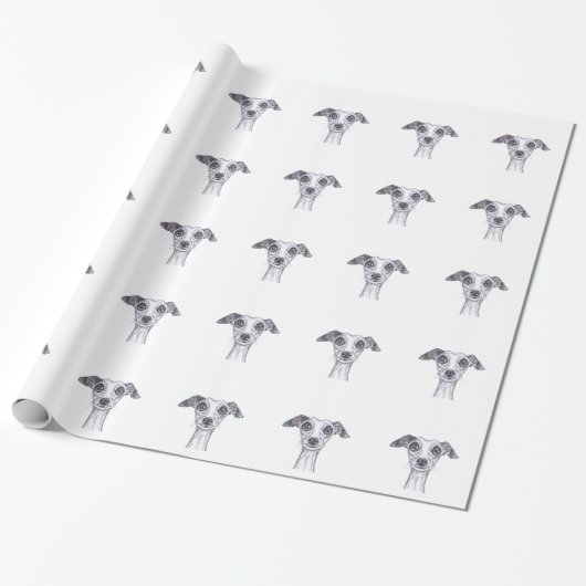 LITTLE ITALIAANS GREYHOUND g869 Cadeaupapier (Uitgerold)