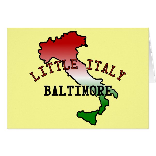 Little Italy Baltimore (Voorkant Horizontaal)