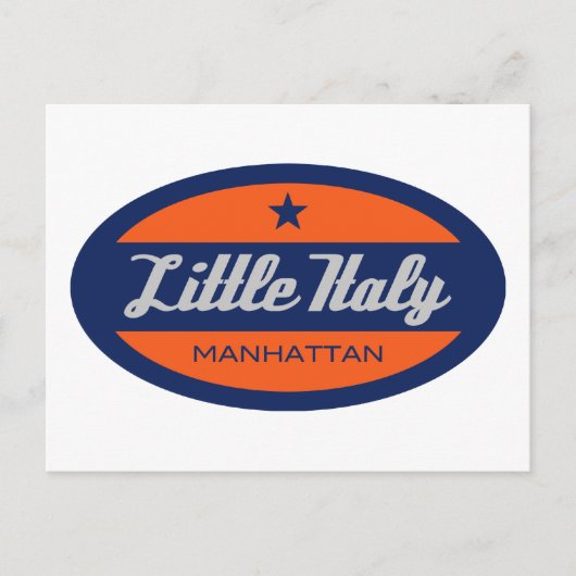 Little Italy Briefkaart (Voorkant)