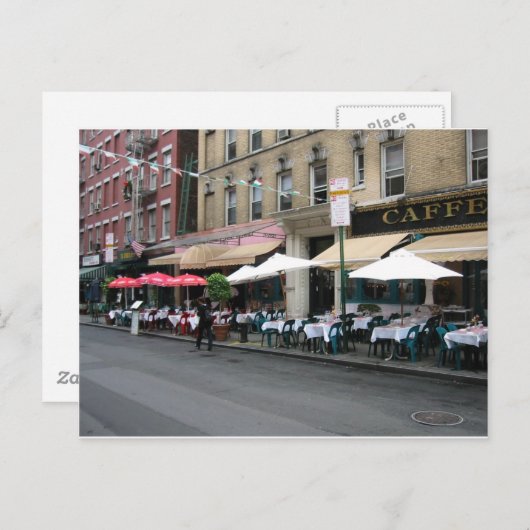 Little Italy Cafe Briefkaart (Voorkant / Achterkant)