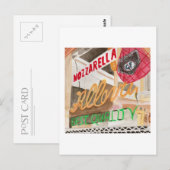 Little Italy Deli Window Waterverf Briefkaart (Voorkant / Achterkant)