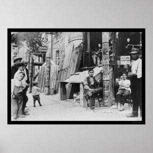 Little Italy Festival in New York City 1908 Poster