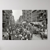 Little Italy - Mulberry Street - New York 1900 Poster (Voorkant)