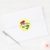 Little Italy New York Ronde Sticker (Envelop)