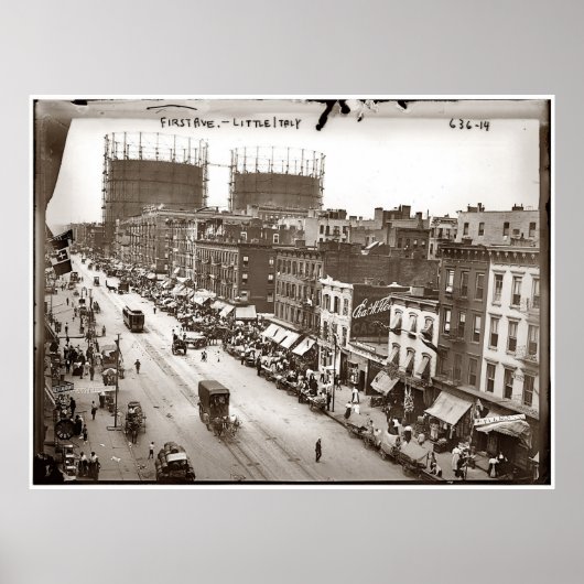 Little Italy NYC Photography (1908) Poster (Voorkant)