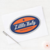 Little Italy Ovale Sticker (Envelop)