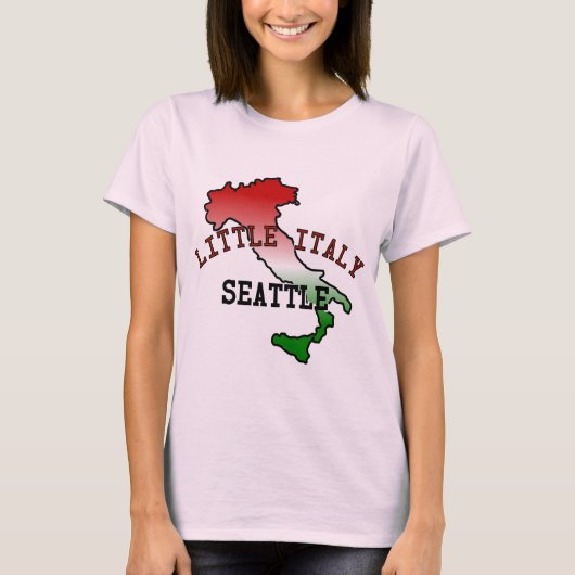 Little Italy Seattle T-shirt (Voorkant)