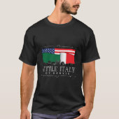 Little Italy van Denver Classic Logo BLACK T-shirt (Voorkant)