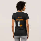 Little Jack & Boo HAPPY HALLOWEEN Mannen-Shirt T-shirt (Achterkant volledig)
