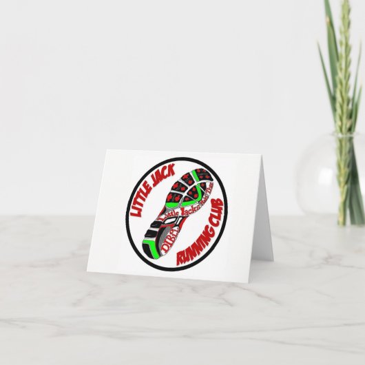 Little Jack Running Club Kaart (Voorkant)