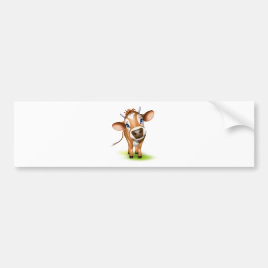 Little jersey koe bumpersticker (Voorkant)