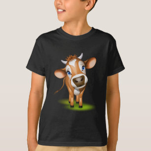 Little jersey koe t-shirt