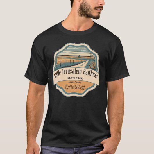 Little Jerusalem Badlands State Park1 T-shirt (Voorkant)