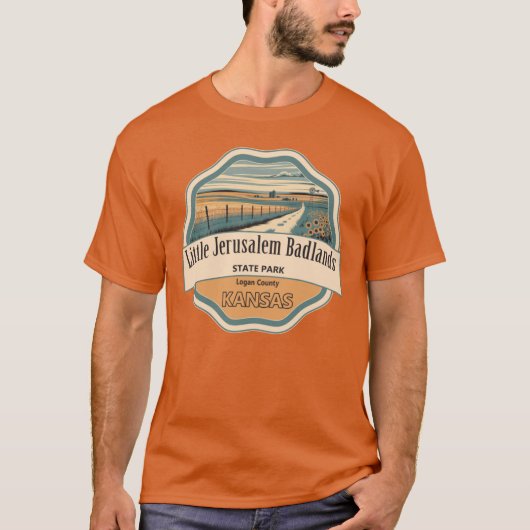 Little Jerusalem Badlands State Park T-shirt (Voorkant)