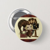 Little Jester Artist Buttonnen Ronde Button 5,7 Cm (Voorkant /achterkant)