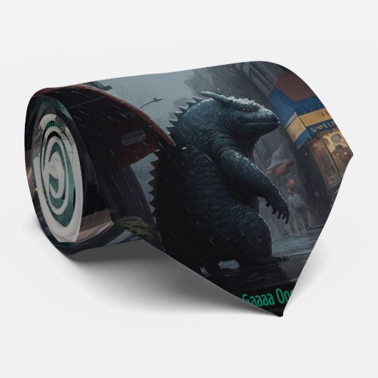 LITTLE_KAIJU STROPDAS (Opgerold)