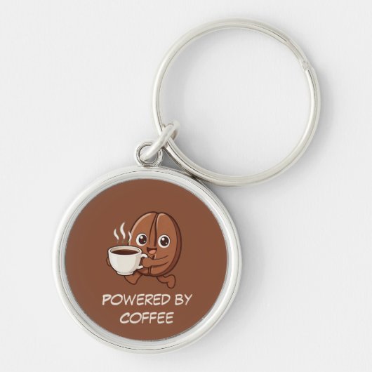Little Kaka – Powered by Coffee Sleutelhanger (Voorkant)