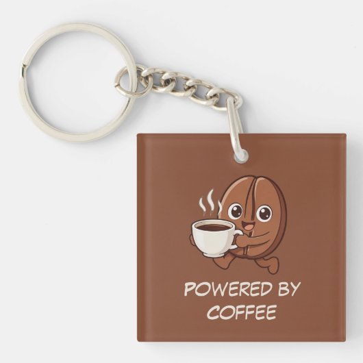 Little Kaka – Powered by Coffee Sleutelhanger (voorkant)