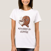 Little Kaka – Powered by Coffee T-shirt (Voorkant)