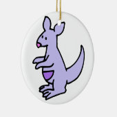 Little Kangaroo Keramisch Ornament (Rechts)