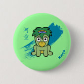Little Kappa Yokai Ronde Button 5,7 Cm (Voorkant)
