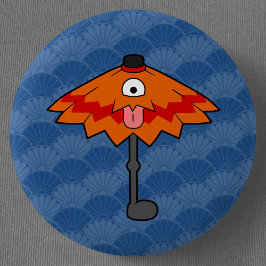 Little Kasa-obake Umbrella Yokai Ronde Button 5,7 Cm