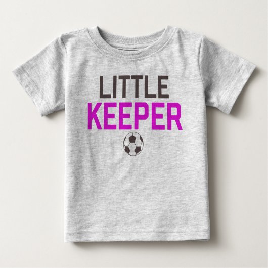 Little Keeper Soccer Goal Baby T-shirt (Voorkant)