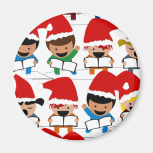 Little KerstCarolers Magneet